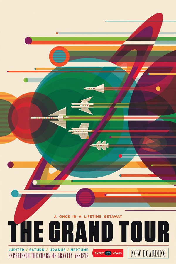 Visions of the Future NASA space exploration poster  Print